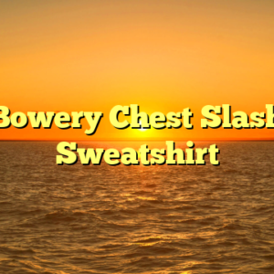 Bowery Chest Slash Sweatshirt