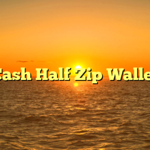 Cash Half Zip Wallet